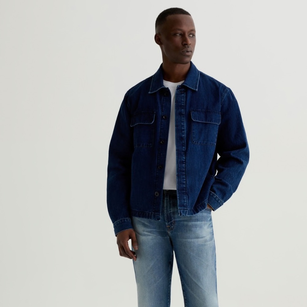 AG Adriano Goldschmied Men's Faded Blue Straight Jeans - 31W x30L